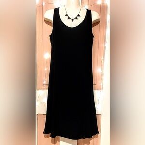 Eileen Fisher Elegant Black Sleeveless Dress size Xsmall